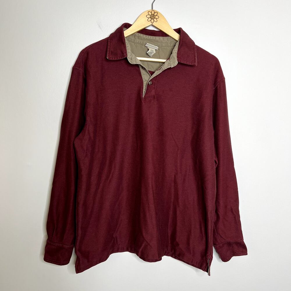 Vintage L. L. Bean Maroon Shirt Jacket